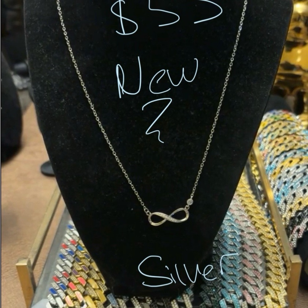 Silver Infinity Necklace
